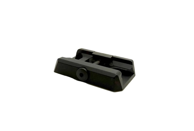 Holosun AEMS low mount scope and rail mount for tactical rifles, featuring durable construction and precise attachment.