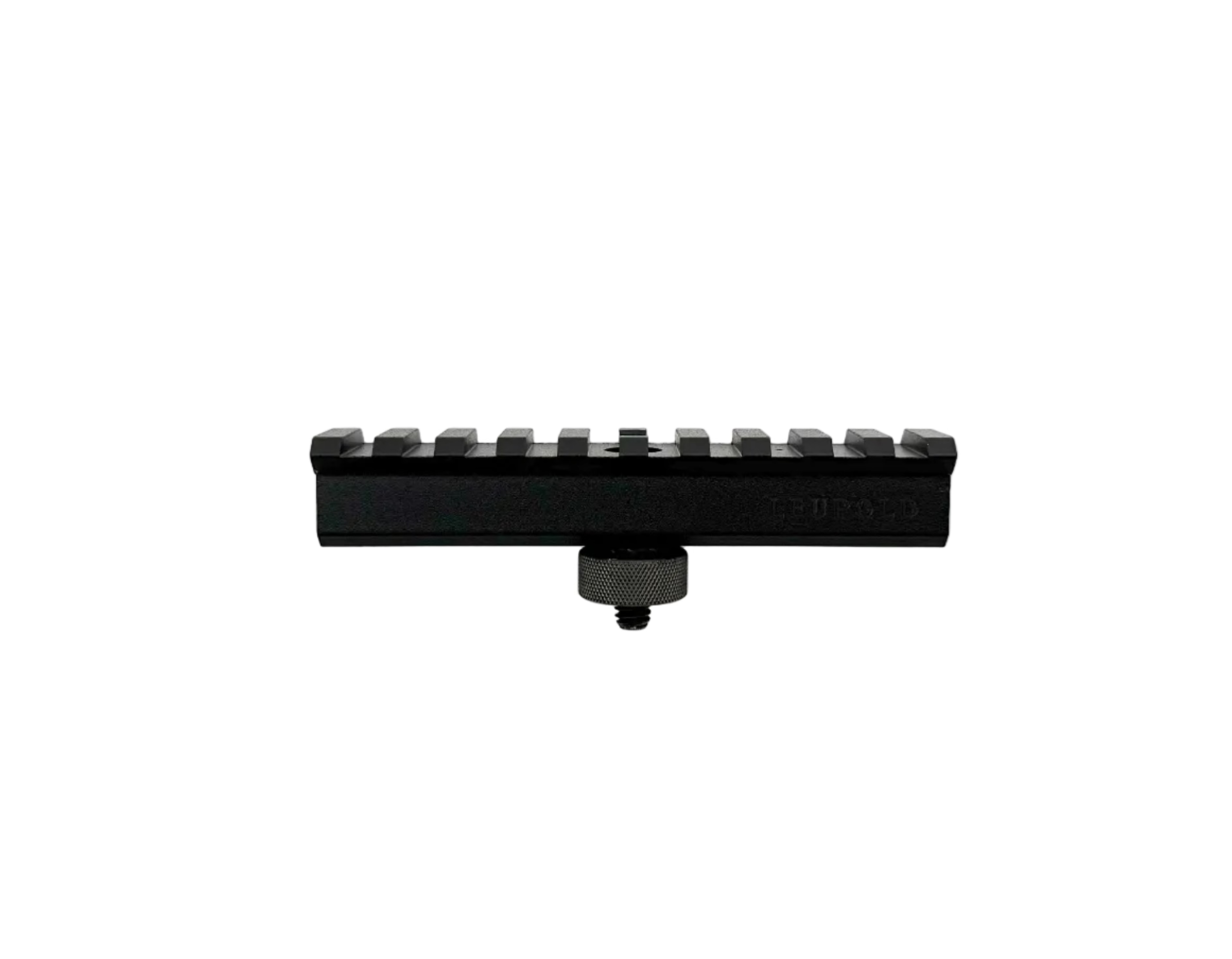 Leupold Mark 4 AR15/M16 handle mount scope rail in matte finish, designed for tactical rifle optics attachment.