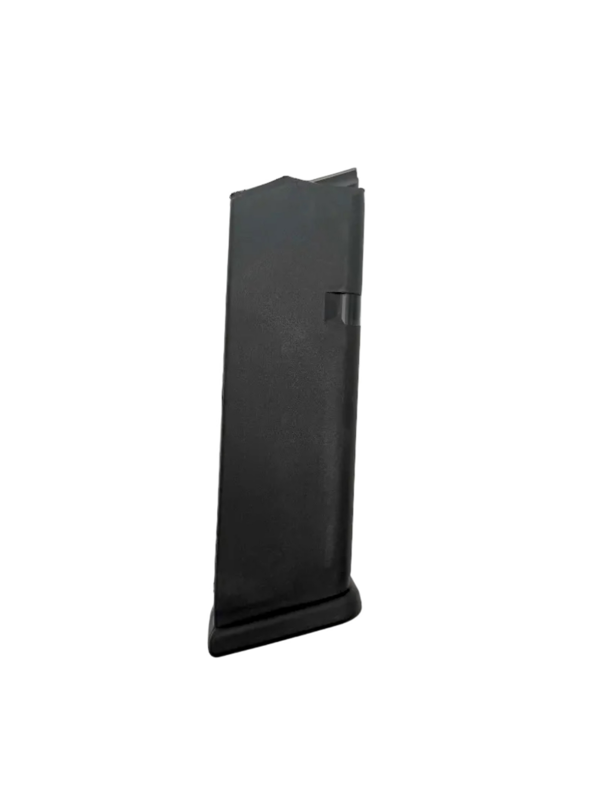 Glock 13-round magazine for G21 and G41 .45ACP pistols, showing metal body and follower in close-up view.