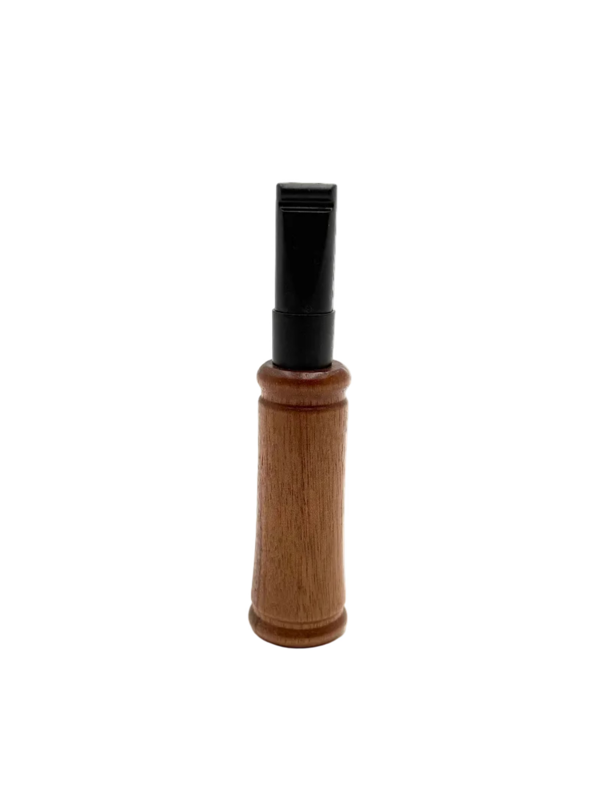 Eddie Salter's Screaming Crow Call by Eddie Salter Game Calls, close-up of the crow call with detailed mouthpiece and branding.