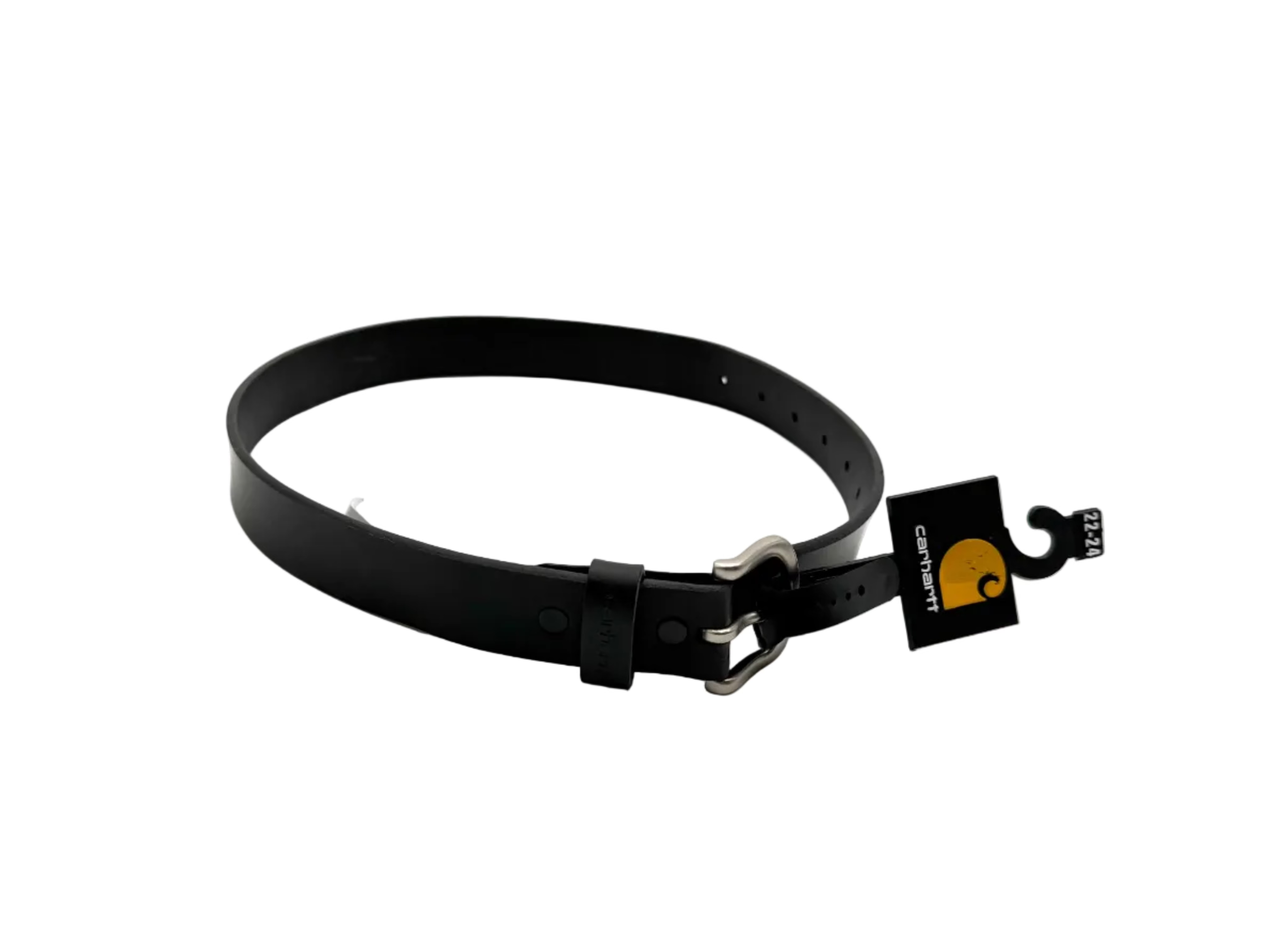 Carhartt Youth Leather Belt - Black Size M (22-24)