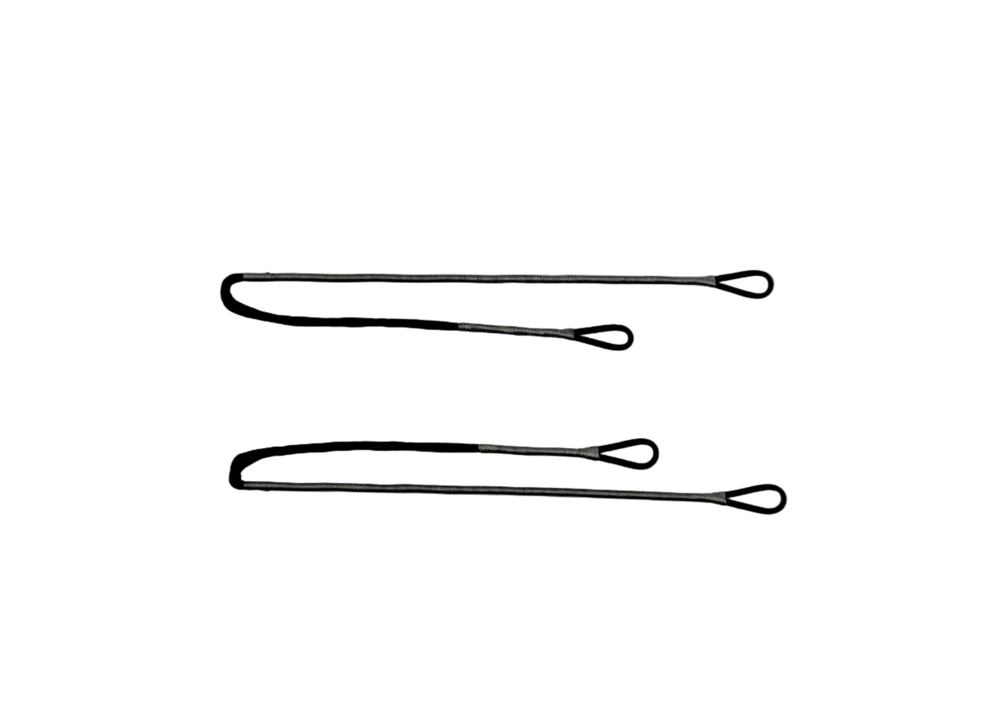 BlackHeart Horton Vision, Havoc, Recon 175 bow cables, 14.5-inch length, for archery bows, shown in black color.
