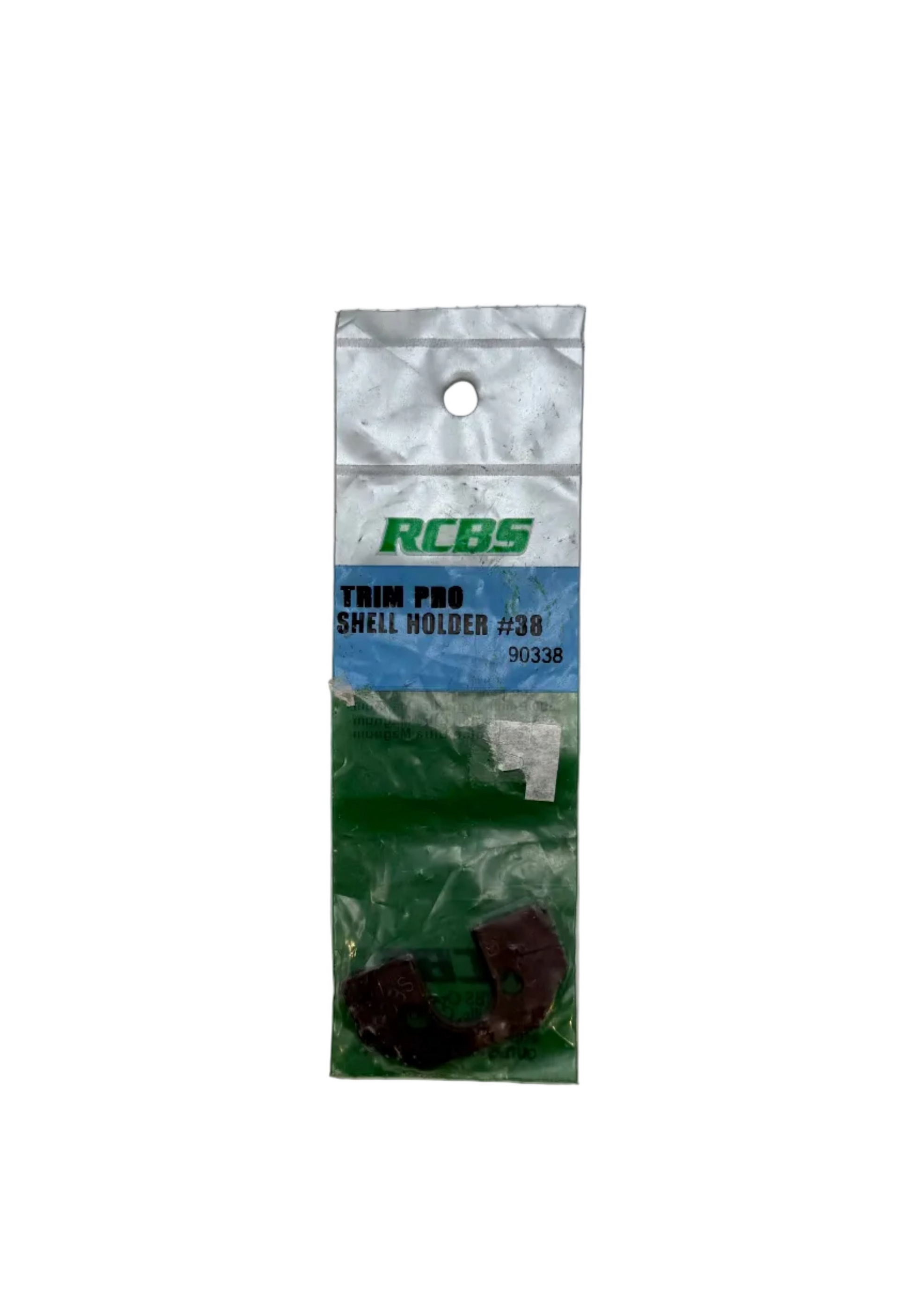 RCBS Trim Pro shell holder #38, used for holding cases during reloading, shown in a close-up image.