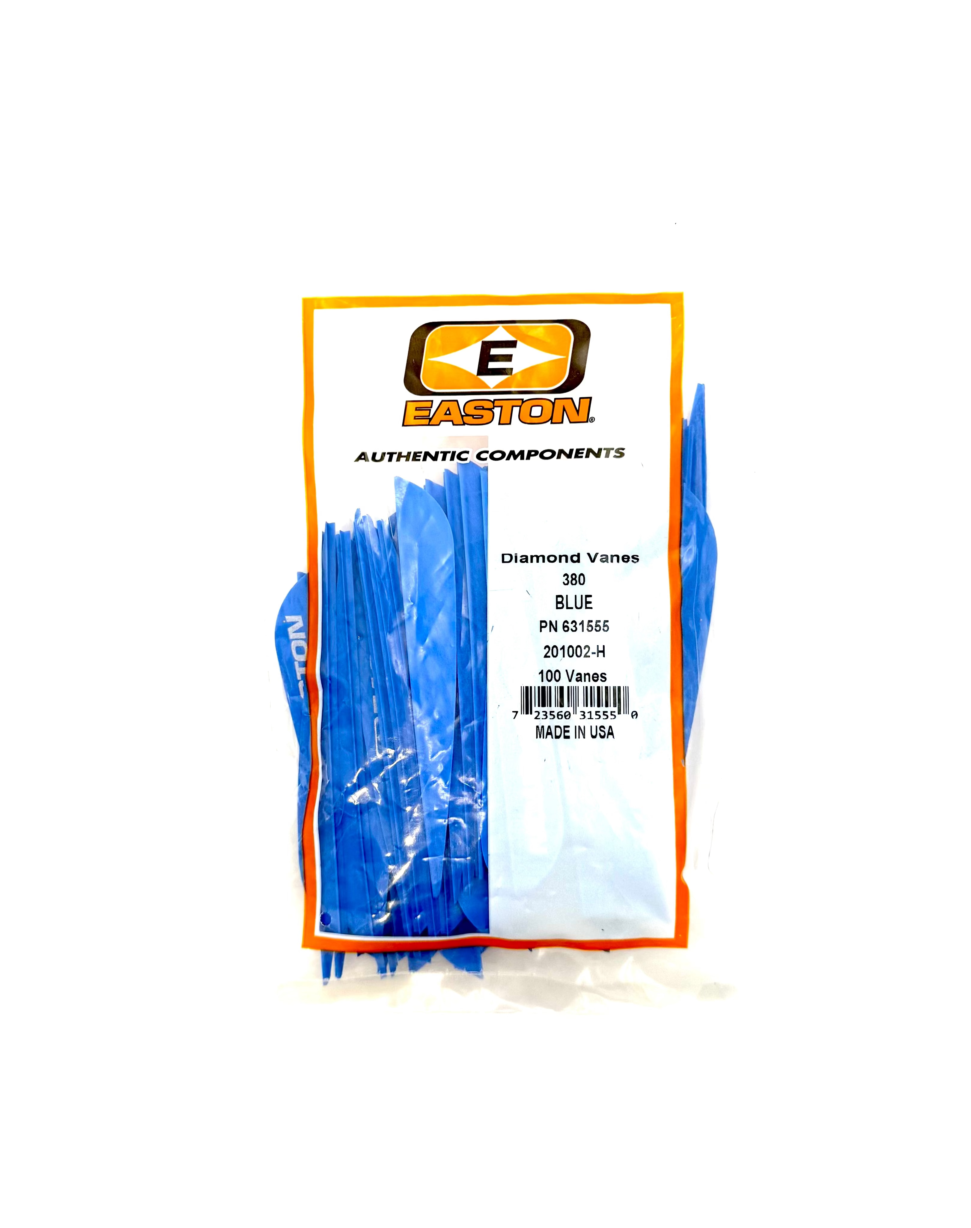 Easton Diamond Vanes - 380 Blue 100pk