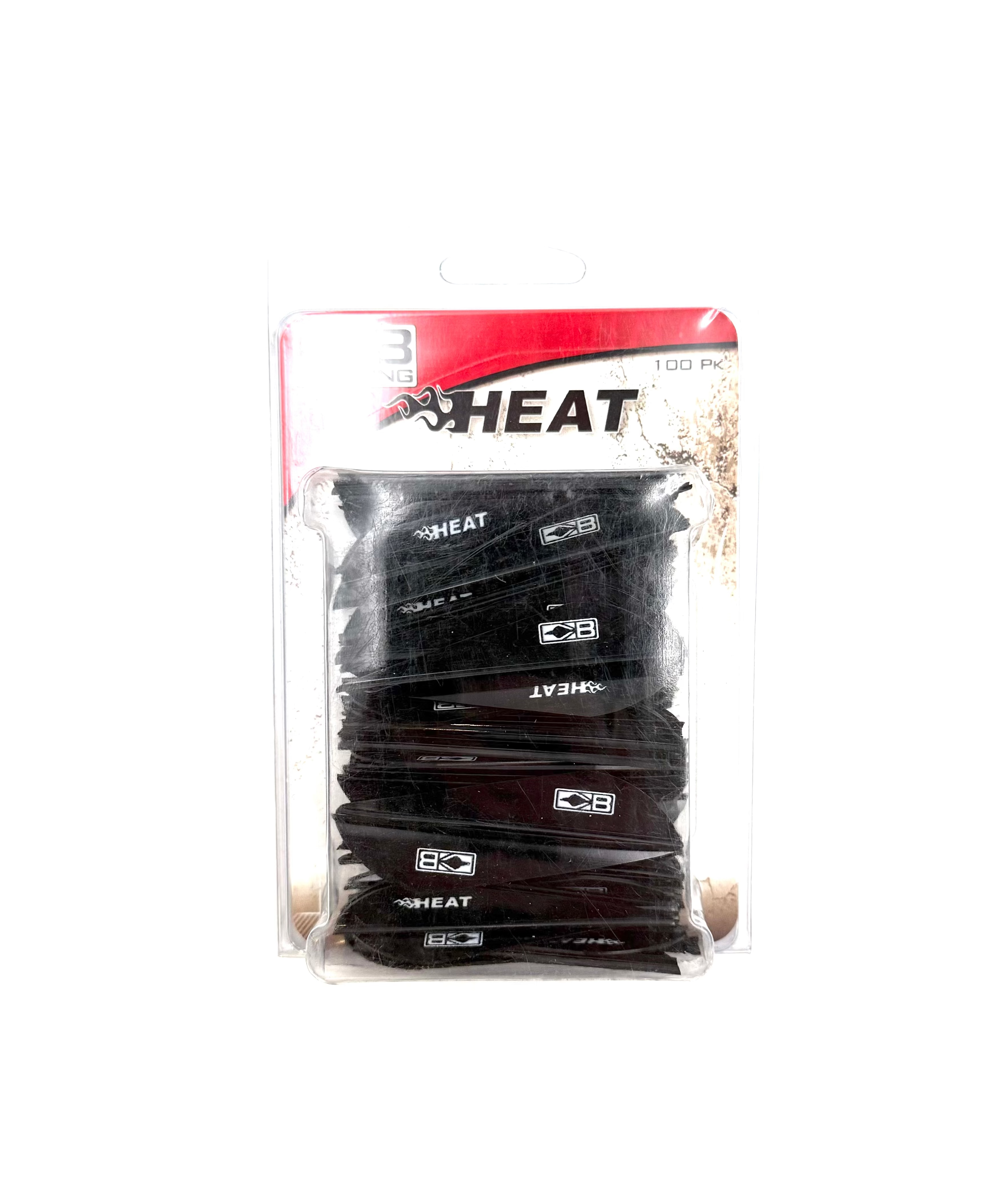 Bohning Heat Vane 2.5" Black 100pk 101037BK25