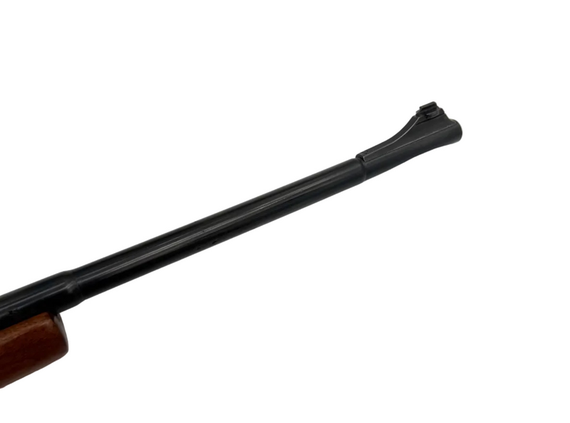Spanish Mauser bolt action rifle by Fabrica De Armas La Coruna from 1946, chambered in 7.92x57mm, with wooden stock and metal barrel.