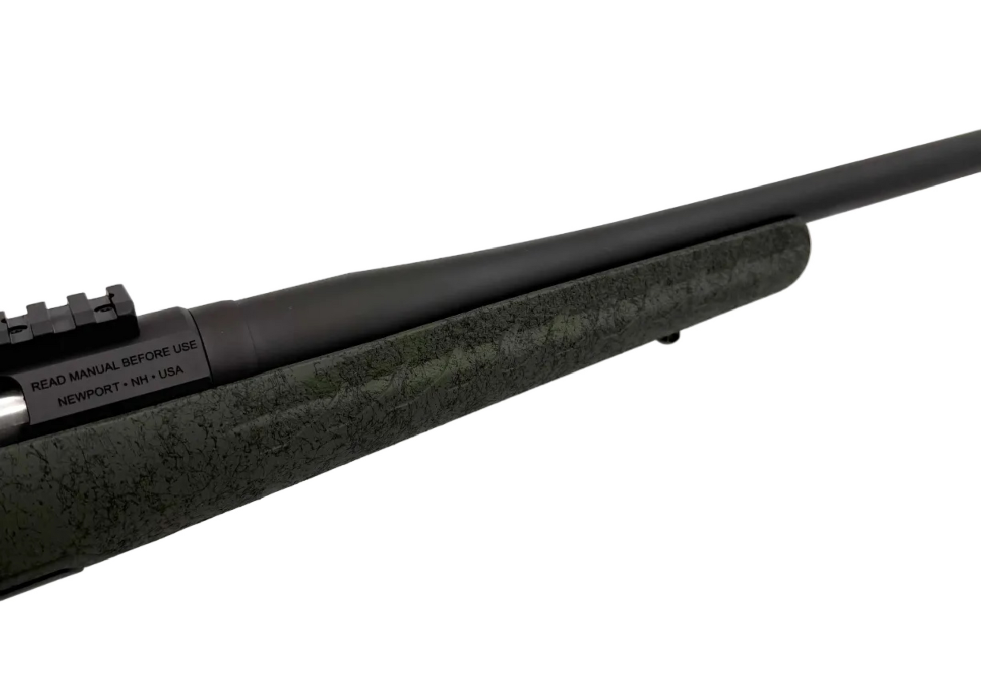Glenfield Model A .270 WIN bolt action rifle with wooden stock and metal barrel, photographed on white background.