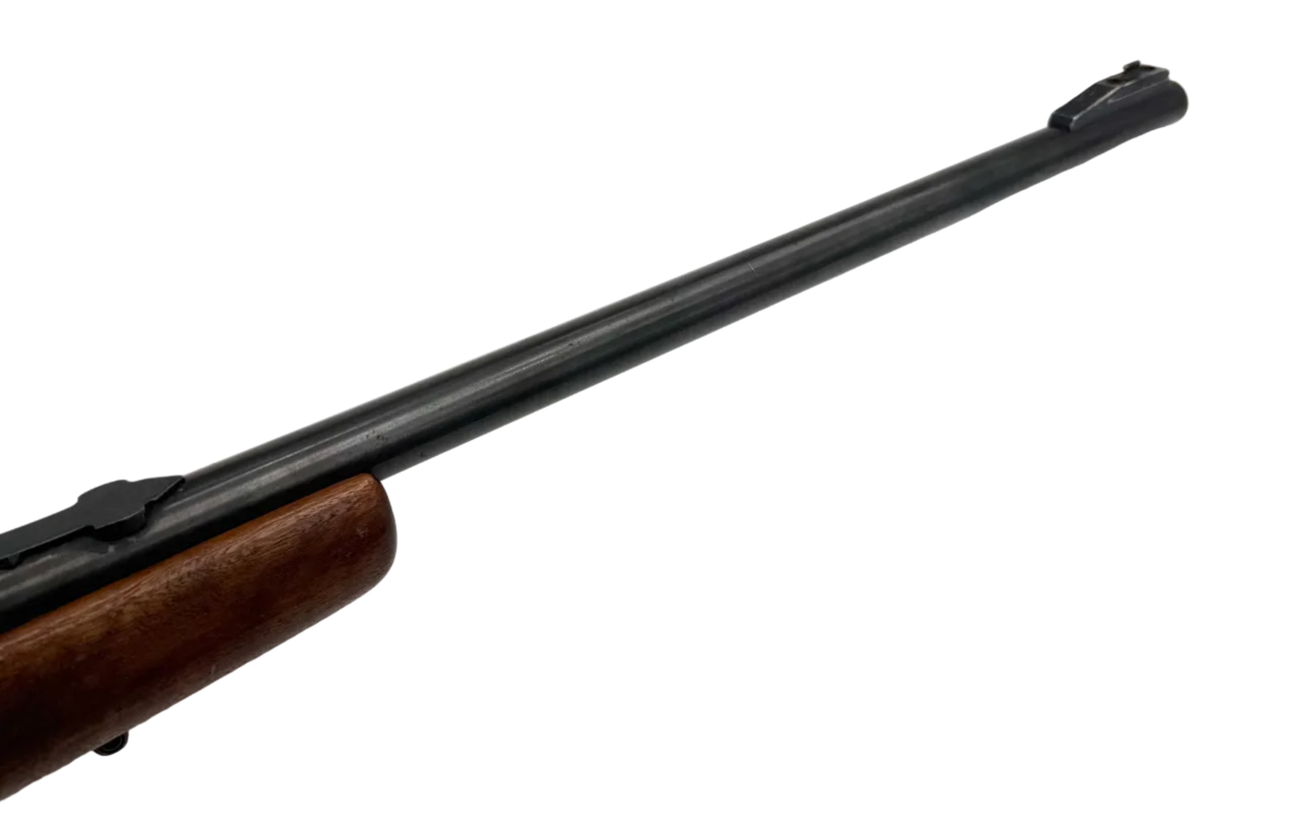 Eddystone US Military .30-06 Springfield bolt action rifle with wooden stock and metal barrel, displayed on a plain background.