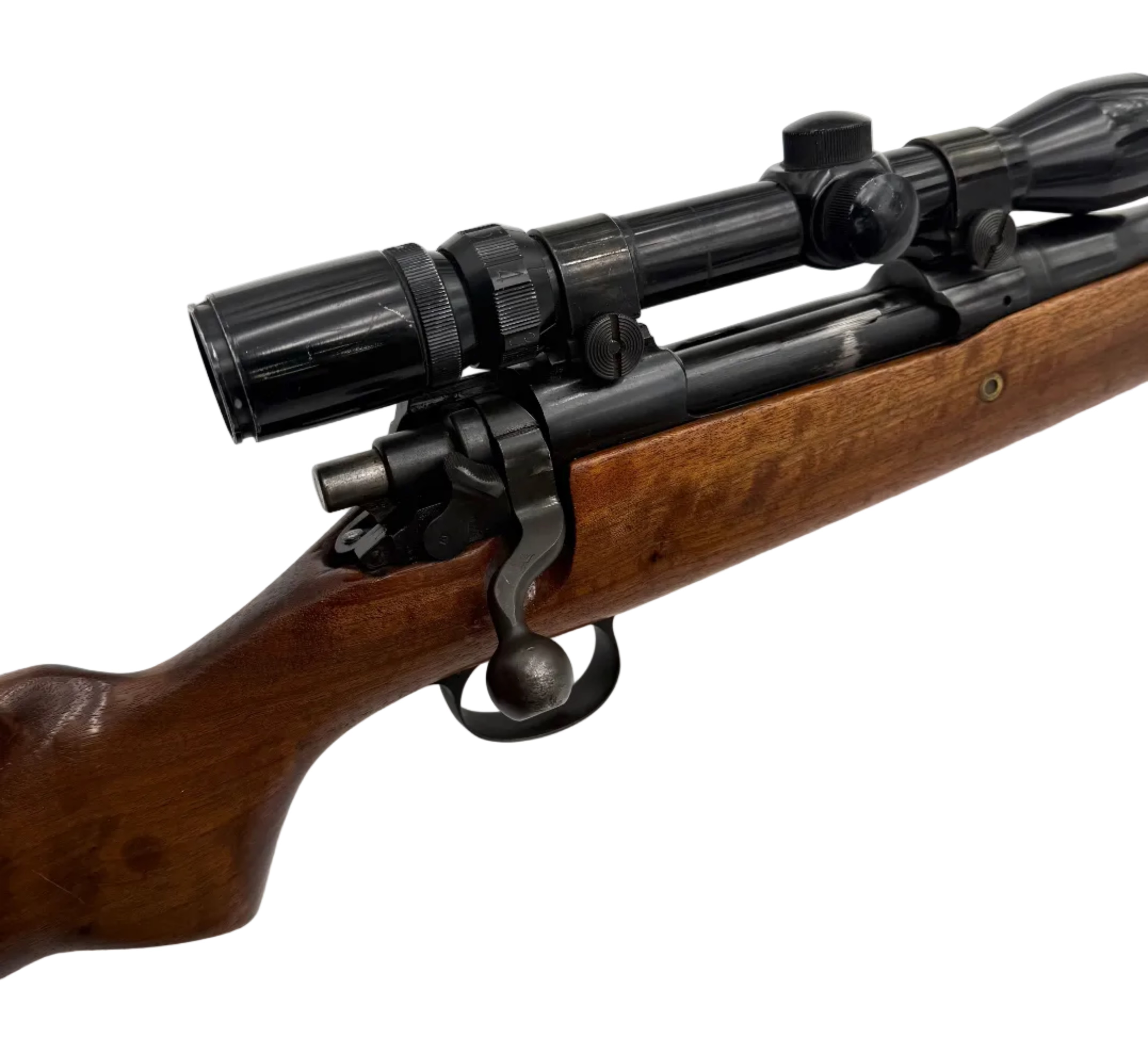 Eddystone US Military .30-06 Springfield bolt action rifle with wooden stock and metal barrel, ready for display.