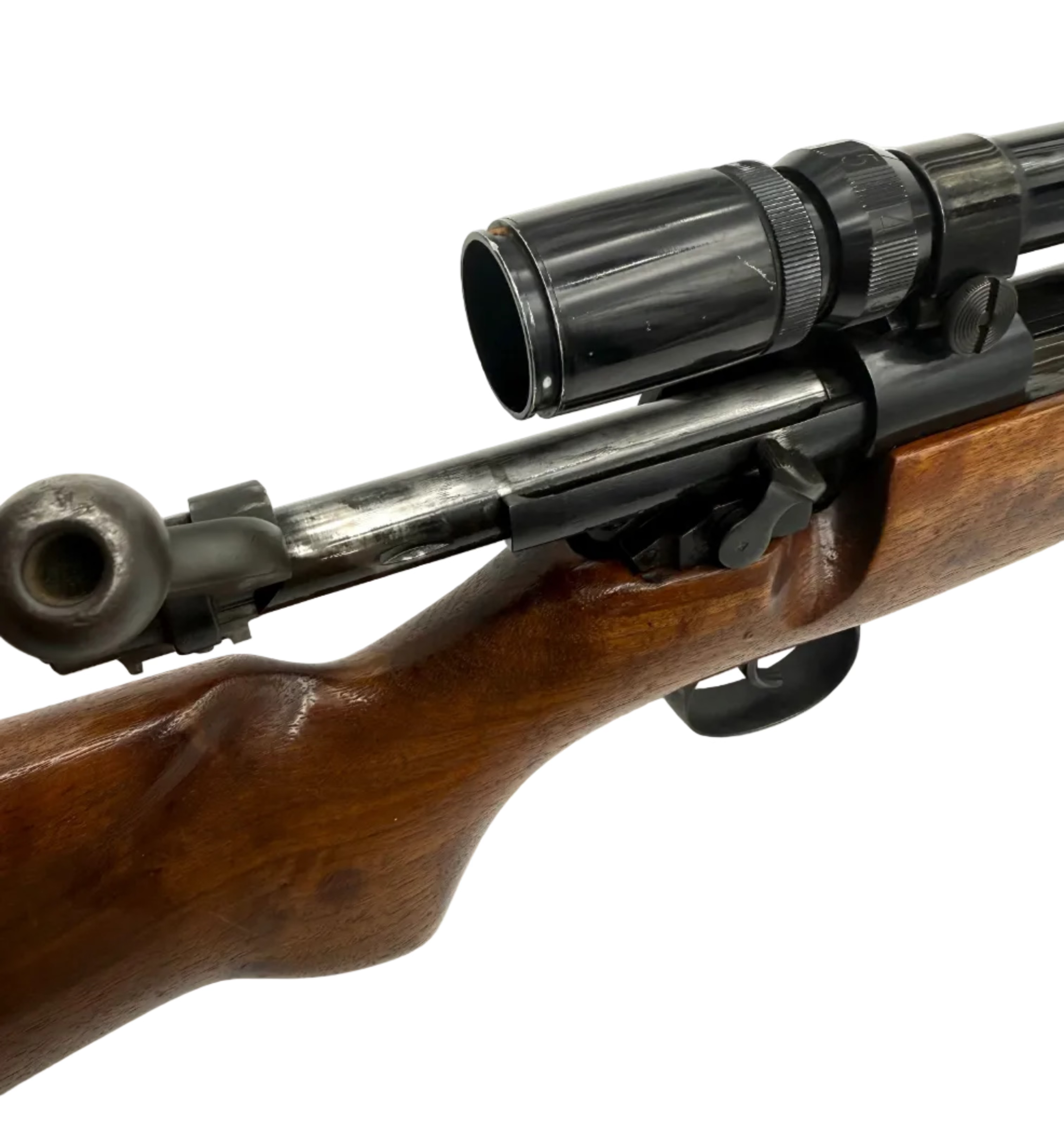 Eddystone US Military .30-06 Springfield bolt action rifle with wooden stock and metal barrel, displayed on a plain background.