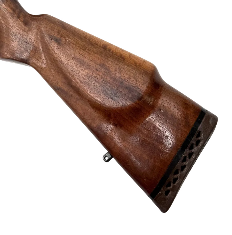 Eddystone US Military .30-06 Springfield bolt action rifle with wooden stock and metal barrel, photographed on a plain background.