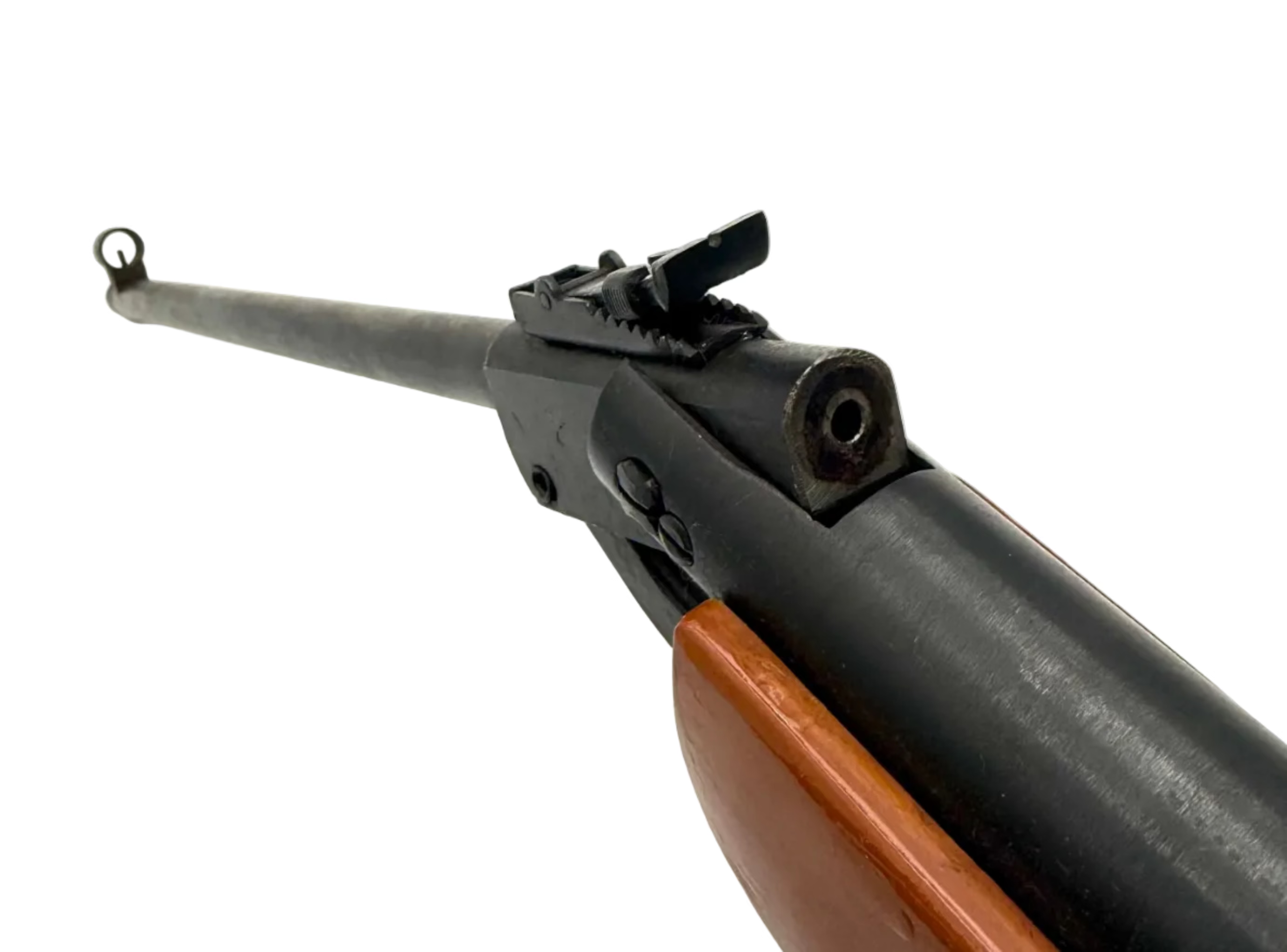 Chinese Haag Ventures single shot air rifle for airsoft and BB shooting, shown in a natural outdoor setting.