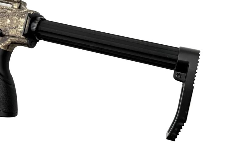 Rock Island TM22 A-20 .22 LR semi-auto rifle with timber stock, showcasing its sleek design and firearm features.