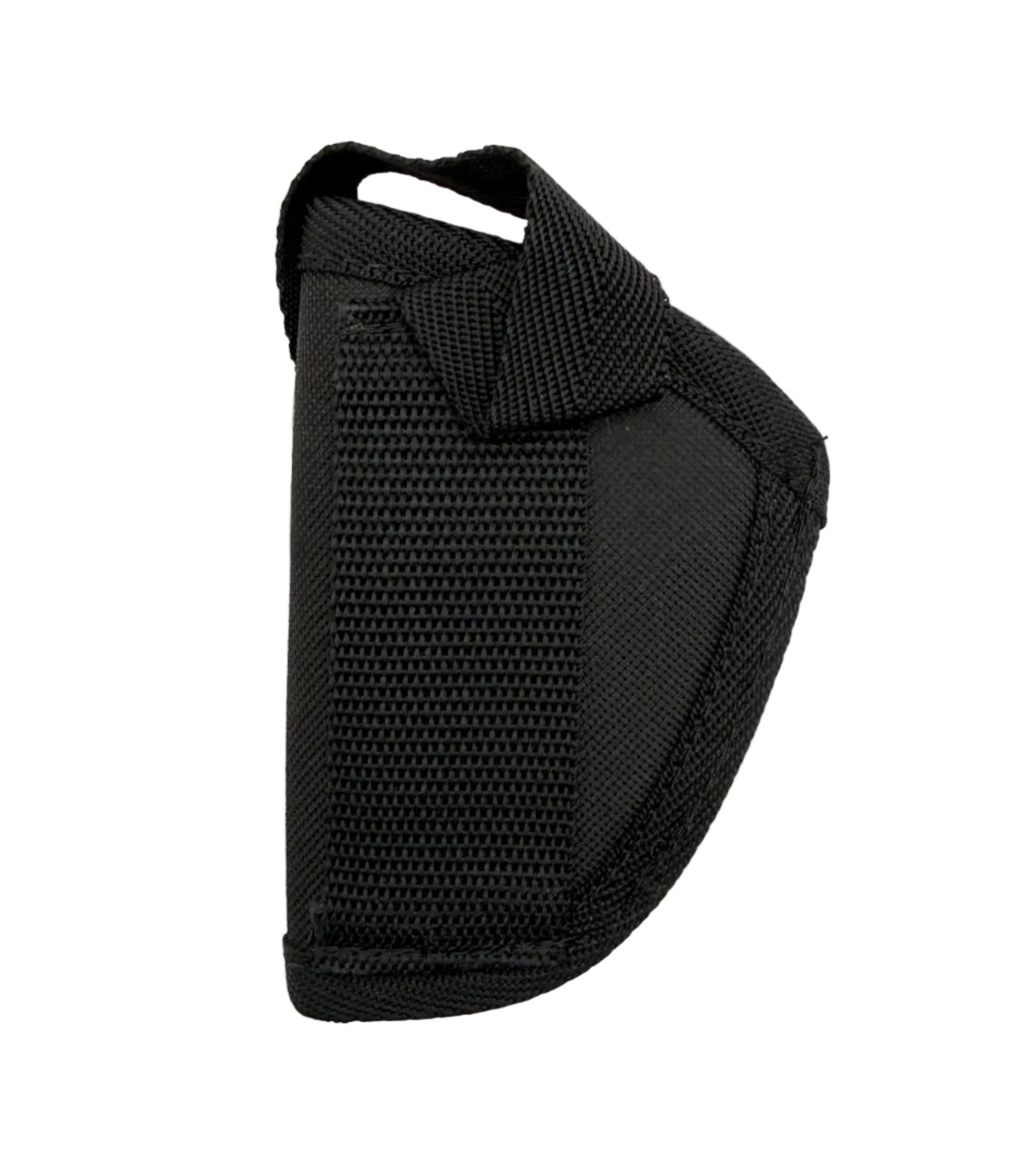 Black Tagua 110 nylon holster showing durable design and adjustable strap for secure firearm carry.