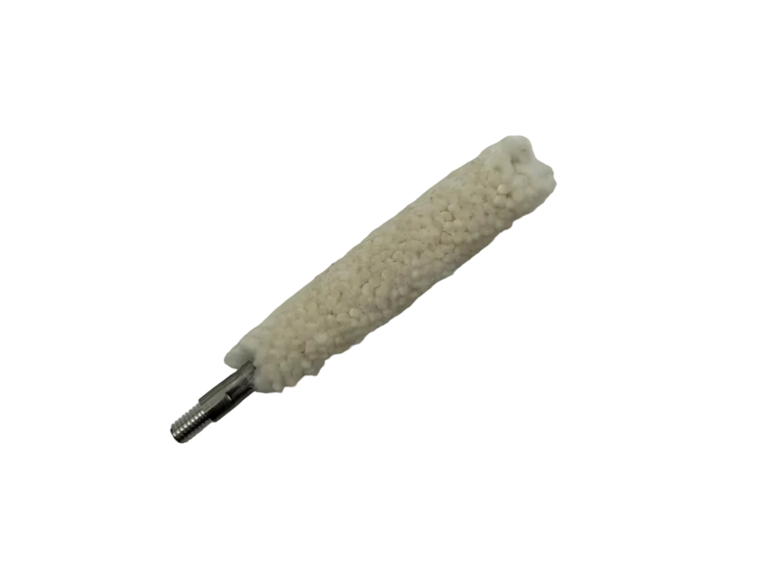 The Professionals Choice .40-.45 caliber bore mop for cleaning firearms, showing a close-up of the cleaning mop with bristles.