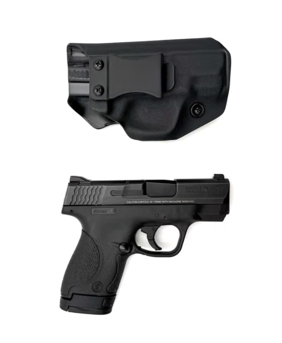 Smith & Wesson M&P 40 Shield .40 S&W Semi Auto Pistol w/Kydex IWB Holster