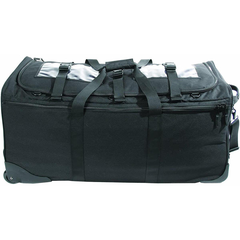 Blackhawk A.L.E.R.T. 5 heavy-duty tactical bag with strike webbing, black color, durable design, and multiple compartments.